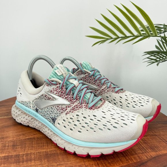 Brooks Shoes - Brooks Glycerin 16 Gray Blue Womens US Size 8.5 B Running Shoes Sneakers
